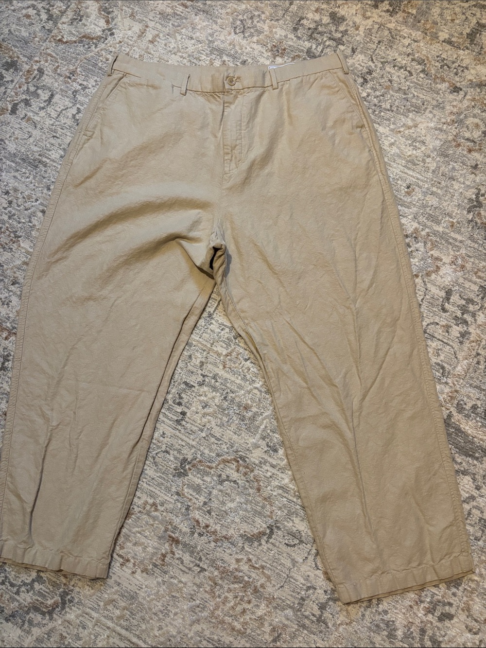 GAP Men's Khaki Cotton Chinos in Light Tan